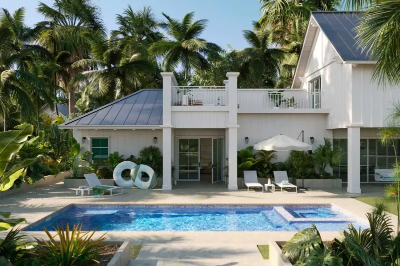 Latham Astoria 14 fiberglass pool