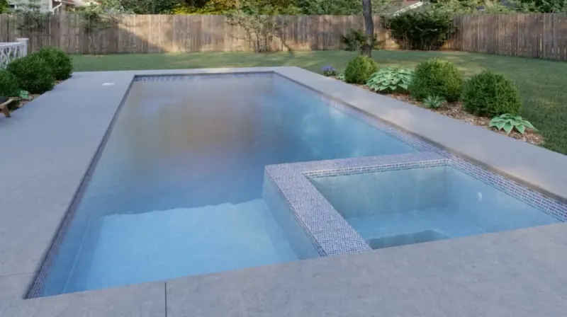 Latham Astoria 14 fiberglass pool – photo 3