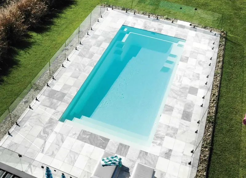 Latham Athens 13.23 fiberglass pool