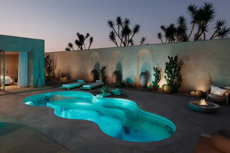 Latham Axiom 12 fiberglass pool – photo 2