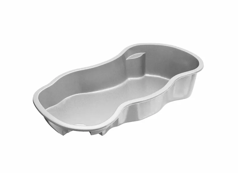 Latham Bay Isle fiberglass pool shell