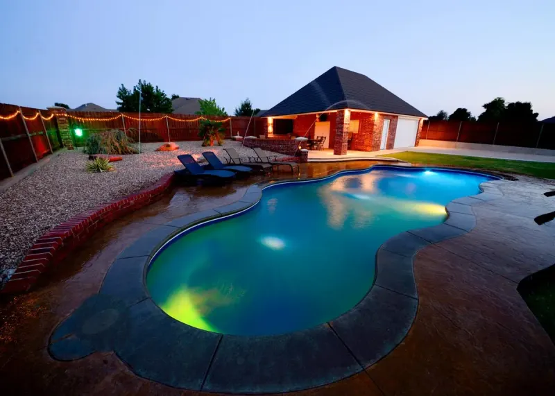 Latham Bermuda 14 fiberglass pool – photo 3