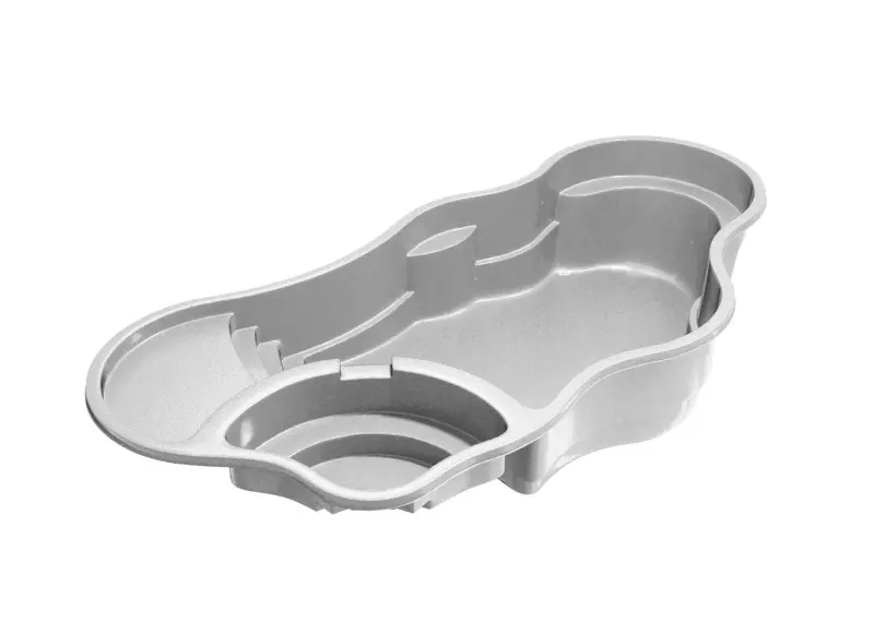 Latham Bermuda 16.35 Deluxe fiberglass pool shell