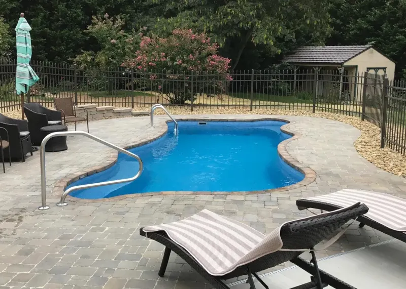 Latham Cape Cod 12 fiberglass pool