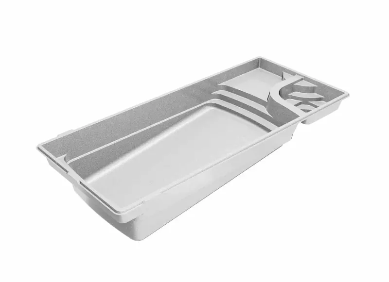 Latham Cayman 14 Deluxe fiberglass pool shell