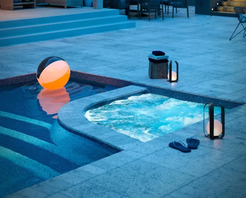 Latham Cayman 14 Deluxe fiberglass pool