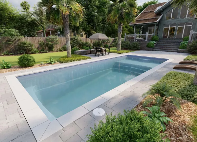 Latham Cayman 16 fiberglass pool – photo 3