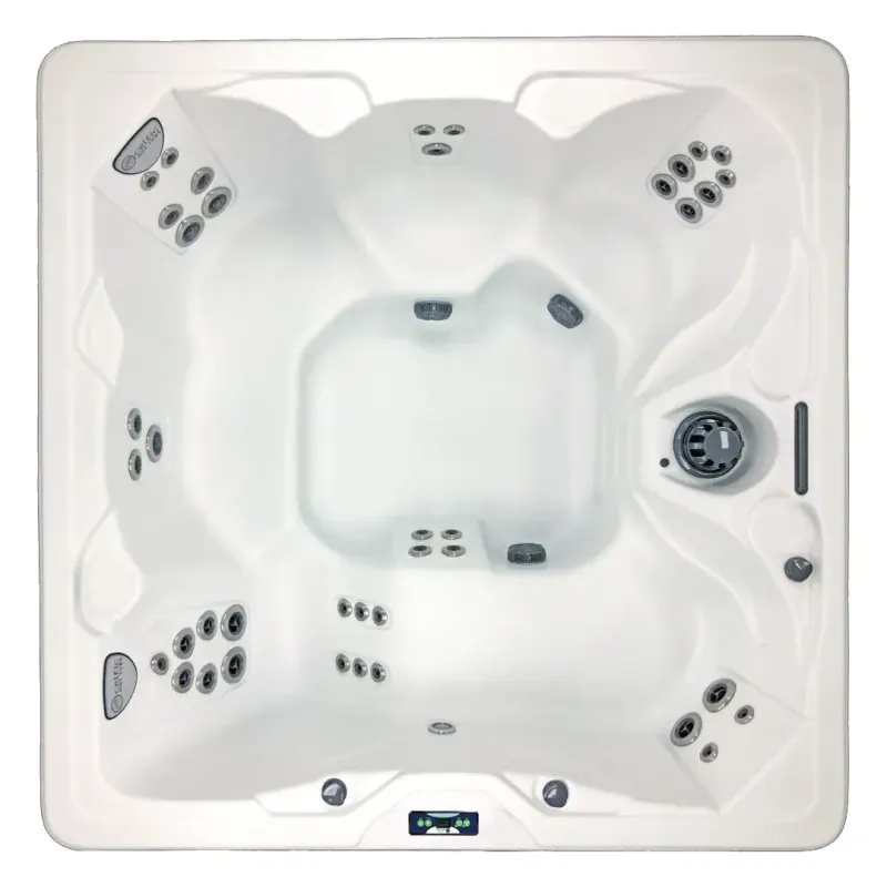 Celtic Clover 240 hot tub, top view