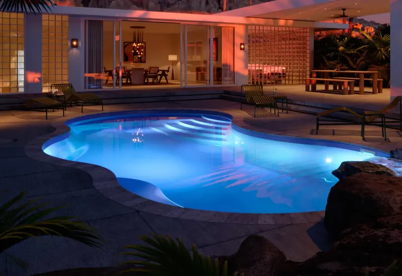 Latham Coral 16 fiberglass pool