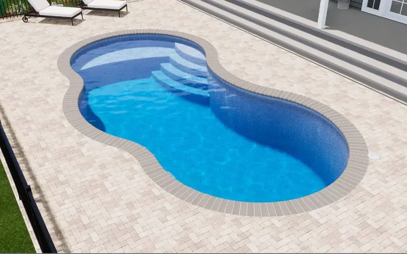 Latham Coral 16 fiberglass pool – photo 2