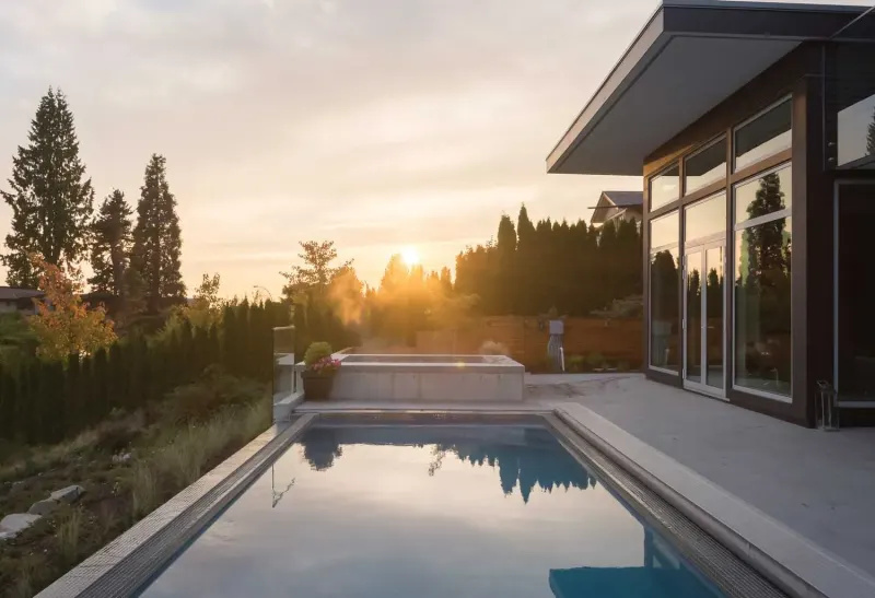 Latham Delray fiberglass pool