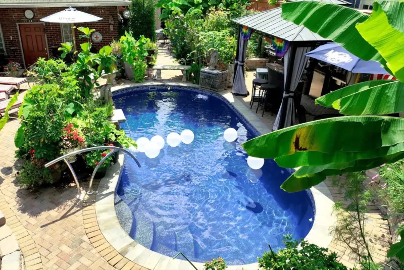 Latham Jamaica 14 fiberglass pool – photo 2