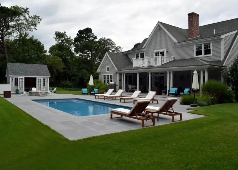 Latham Lake Shore fiberglass pool – photo 2