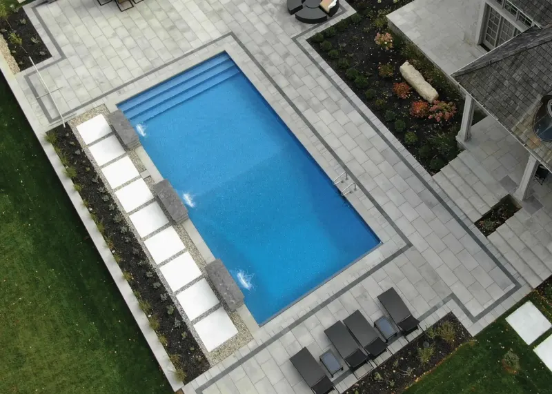 Latham Monaco fiberglass pool – photo 2