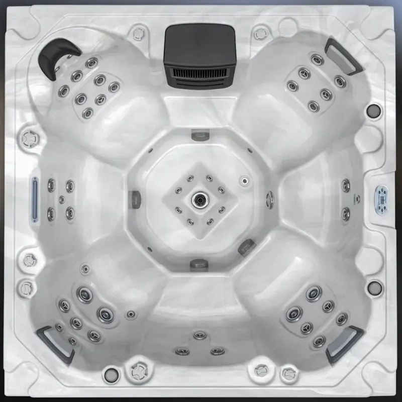 Icelandic Oasis hot tub, top view
