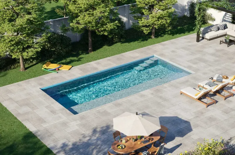 Latham Providence 14 fiberglass pool